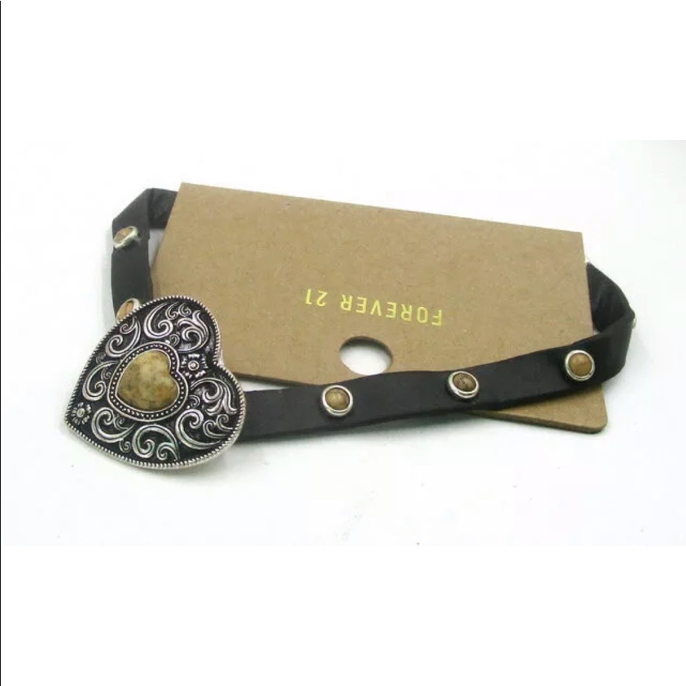 Fashion Jewelry Pretty Heart Metal Choker Necklace